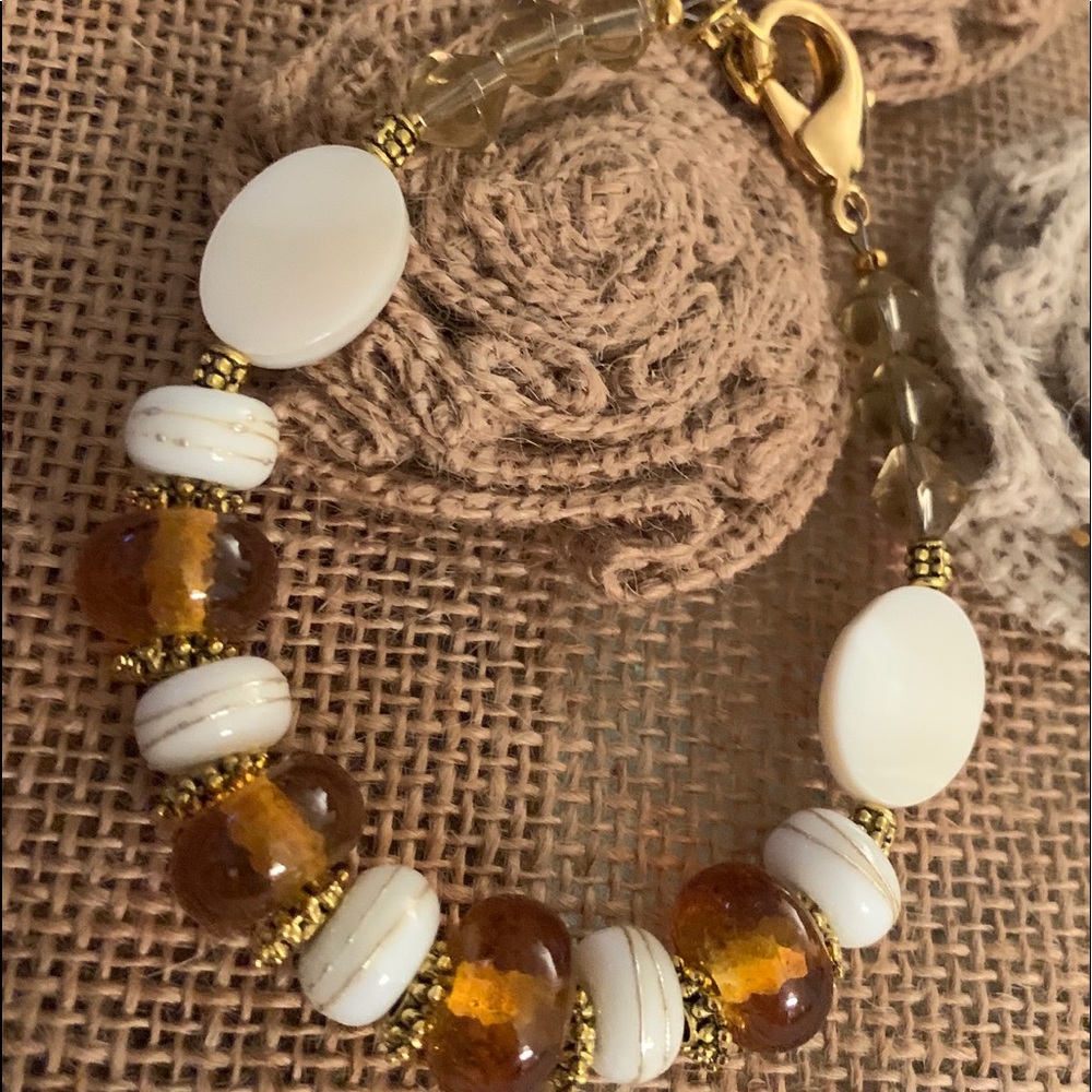 Honey bracelet - handmade